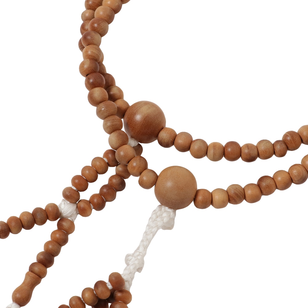 創価学会仏壇仏具【インド老山産・白檀念珠（全3サイズ）】赤澤朝陽