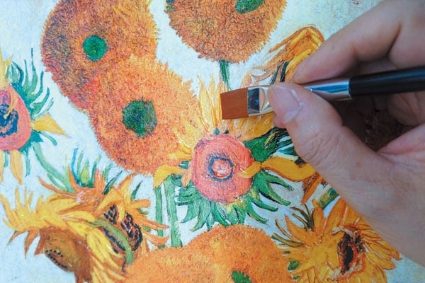 ブルーウォーター』 マクレガー 4号 立体複製名画 額装付 【ポイント5