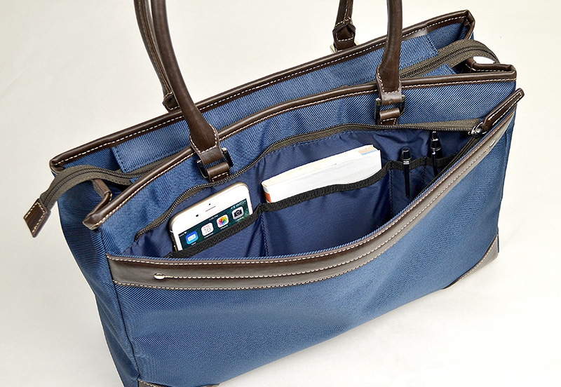 GRAFIT ビジネストートバッグ B4対応 ファスナー付きビジネスバッグ