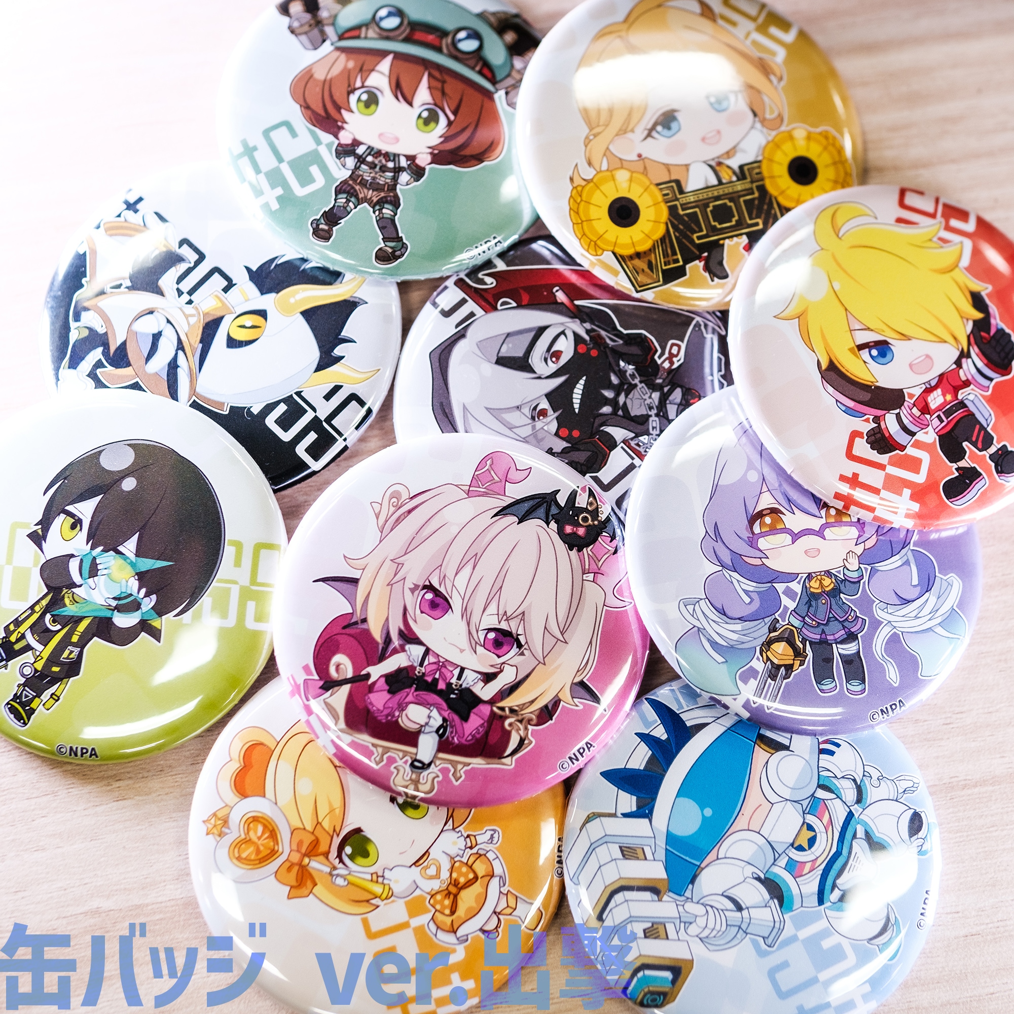 コンパス ラヴィ popup缶バッジ キャラクターグッズ コンパス ラヴィ