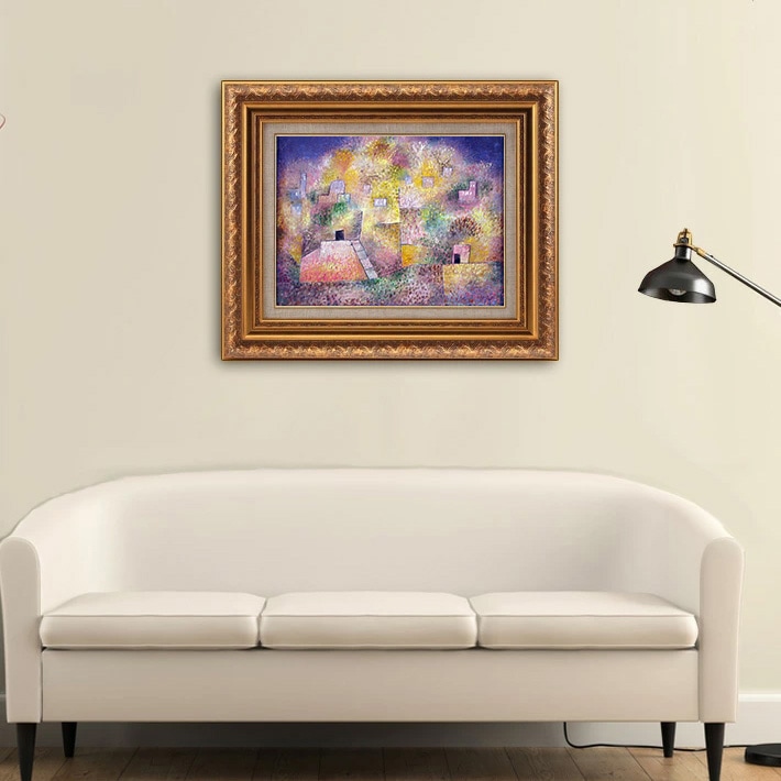 東洋の楽しい庭園 【20号】 パウル・クレー 【 額縁が選べる 額入り