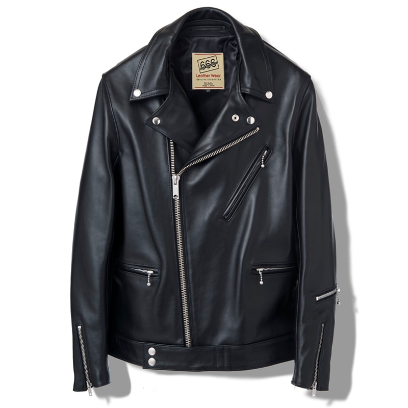 LJM-8 フロントフラップ ライダースジャケット｜『666』パンクロック