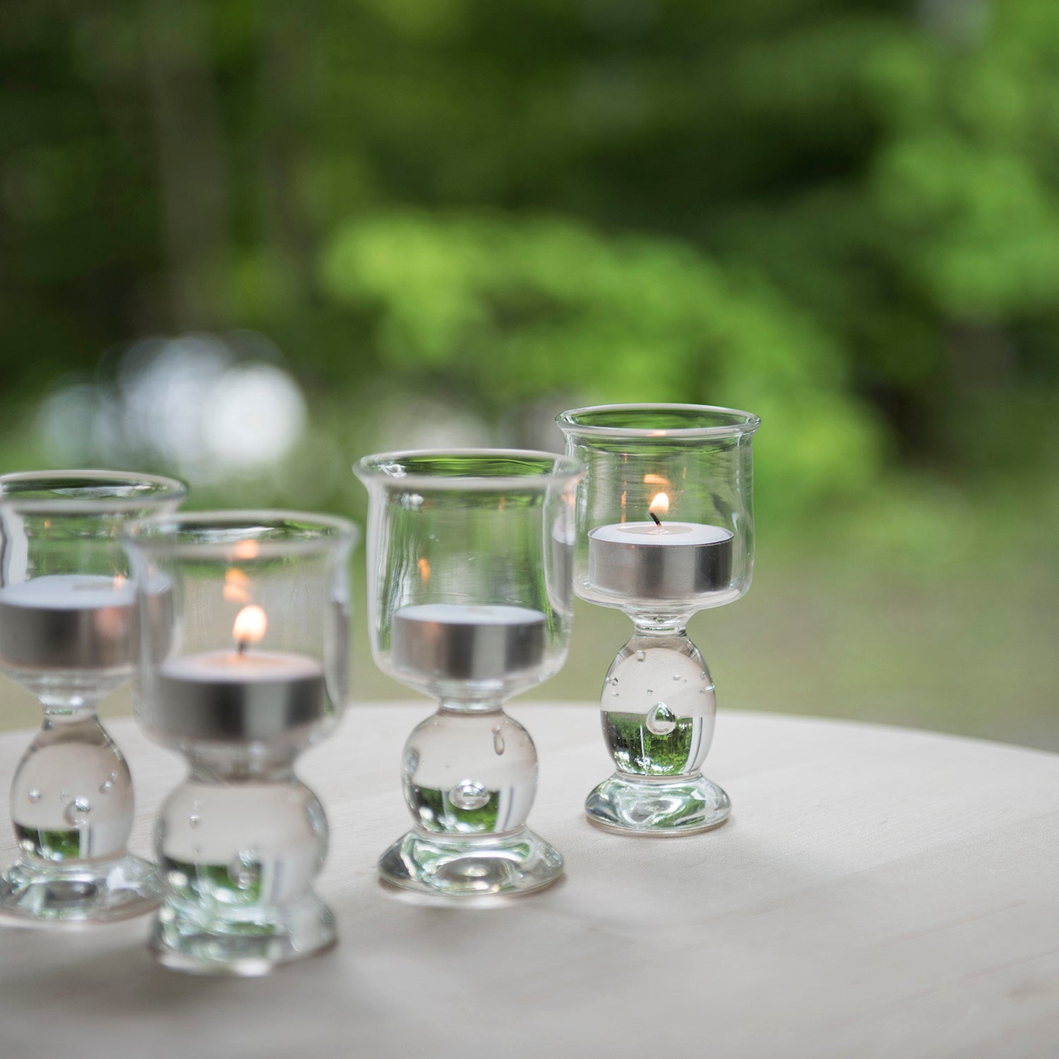 ベネチアガラスFOTOGRAFO 多色ガラス製キャンドルホルダー ベネチア