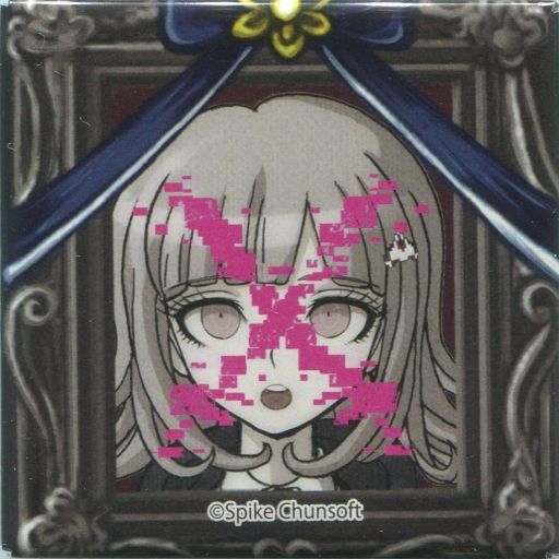 Nanami Chiaki - Badge - Square Badge - Danganronpa (七海千秋 遺影