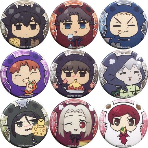 Fate/Zero 希少ufotable缶バッジ 衛宮切嗣 シャーレイ ナタリア Fate
