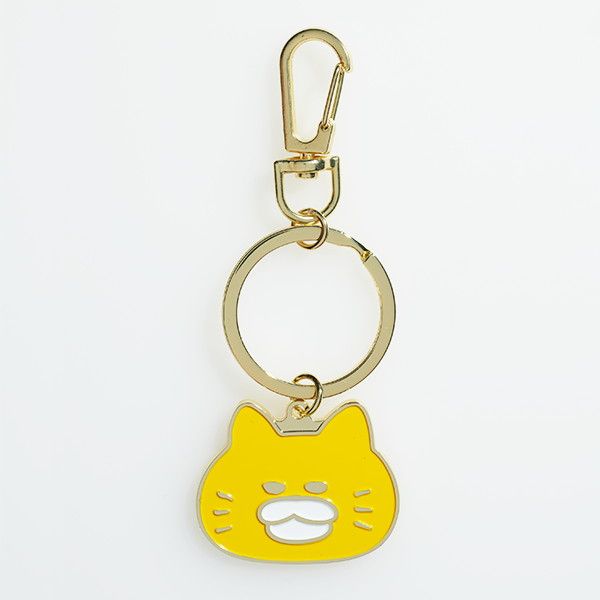 kodomoe shop｜【ノラネコぐんだん】メタルキーリング（かお