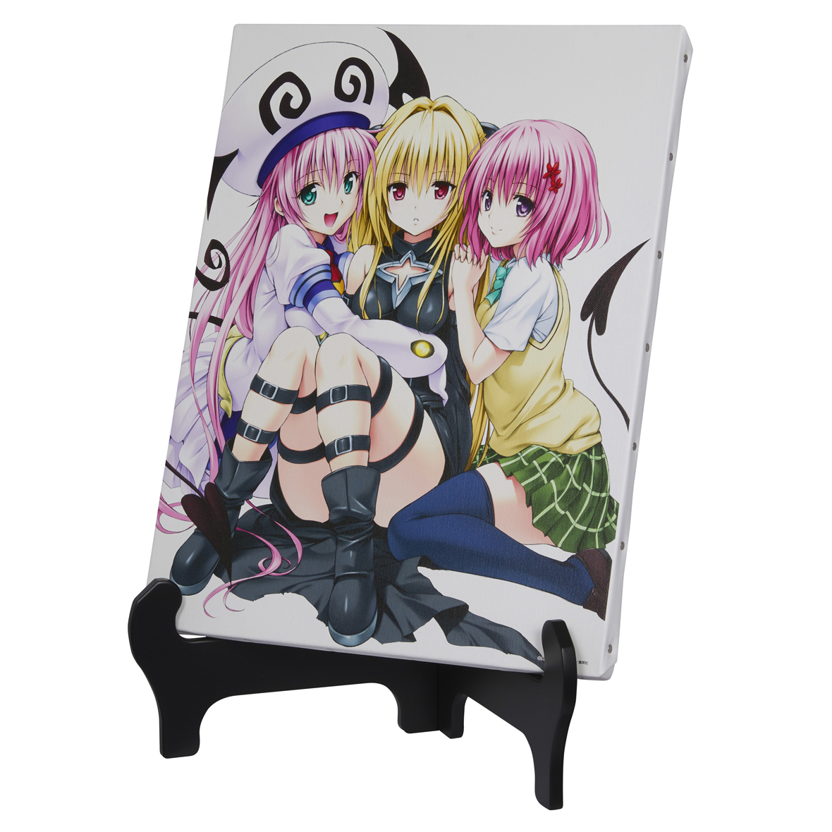 ToLOVEる展 キャンバスアート 春菜・ララ・モモ・ヤミ・美柑 Amazon.co