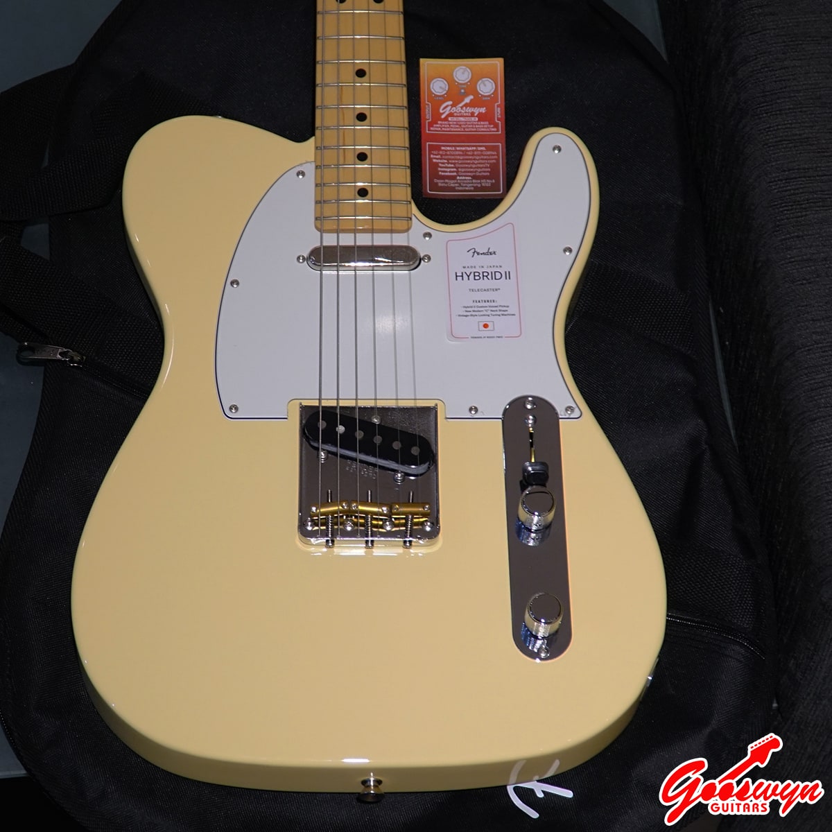 Fender Japan Hybrid II Telecaster – Vintage White – Maple