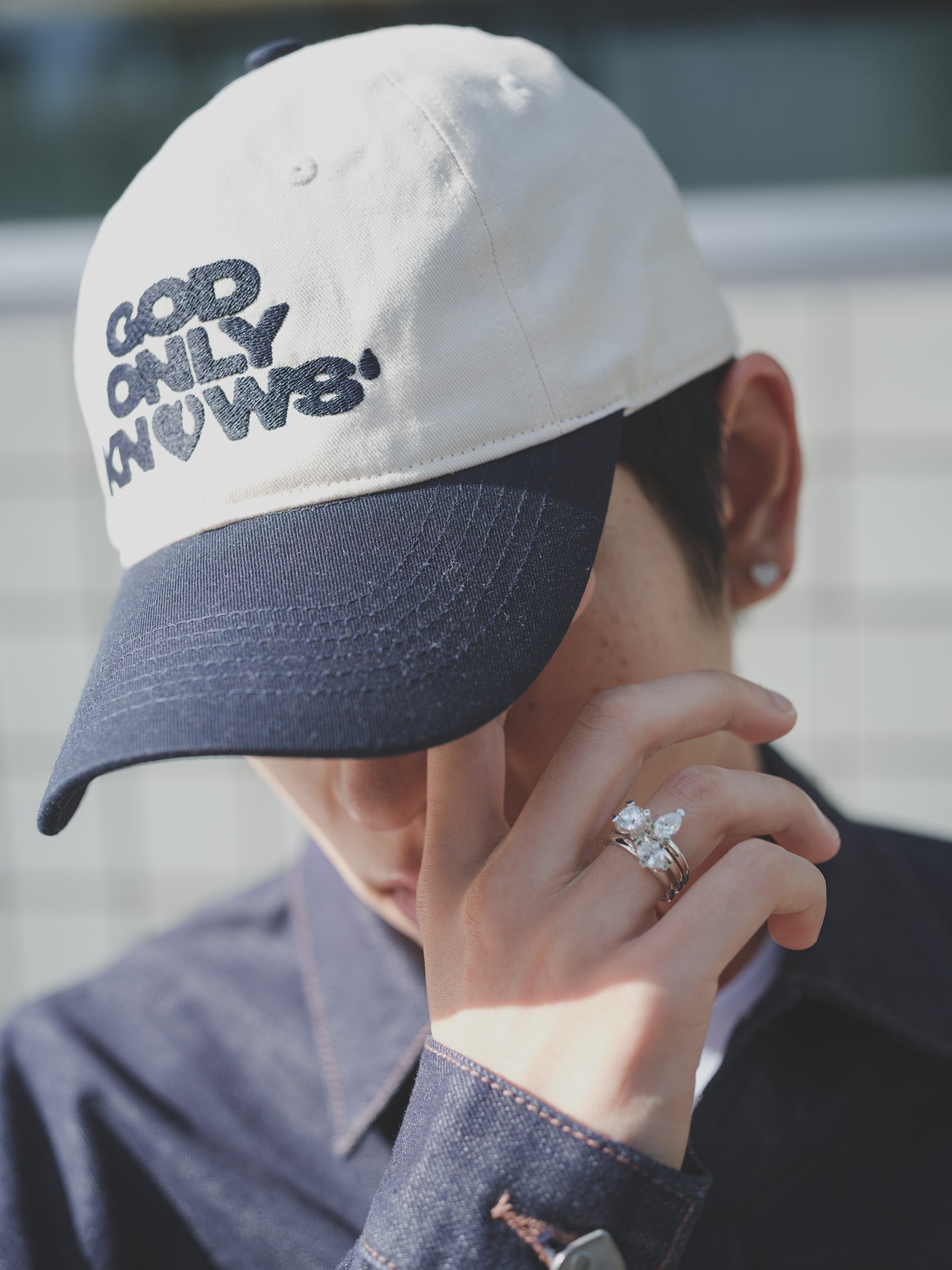 岩田剛典 GOD ONLY KNOWS LOGO CAP BLACK GOD ONLY KNOWS ONLINE STORE