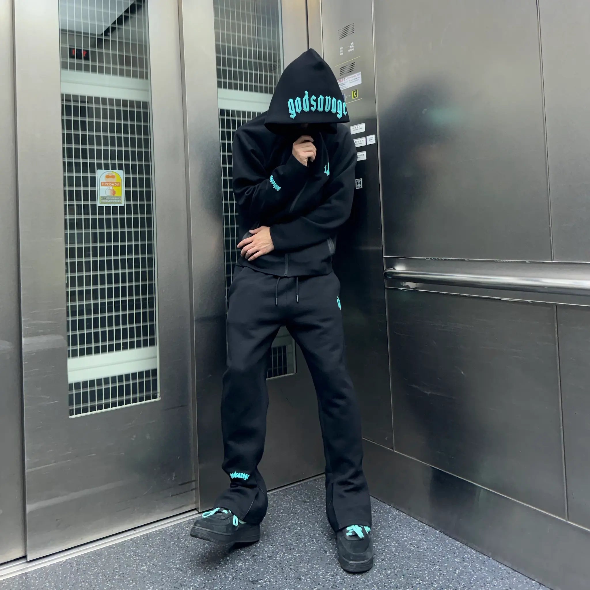 GodSavage ゴットサベージ パーカー 上下セット L godsavage