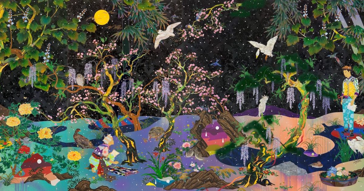 S4号/一点物イラストアート】人間毒【現代アート,絵画,イラスト