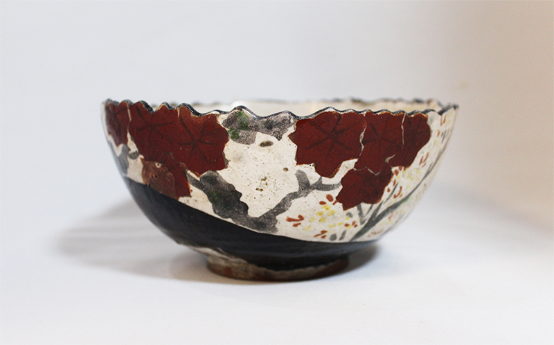 鶴山裕司 連載エッセイ『言葉と骨董』『三浦乾也作『色絵桜楓文鉢