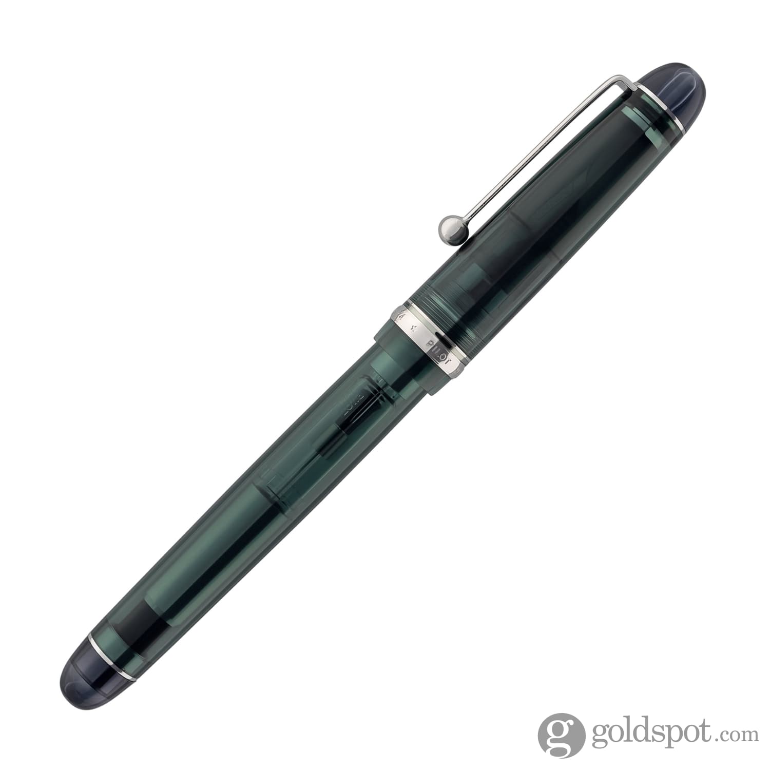 Pilot Custom 74 Fountain Pen in Forest Green with Silver Trim