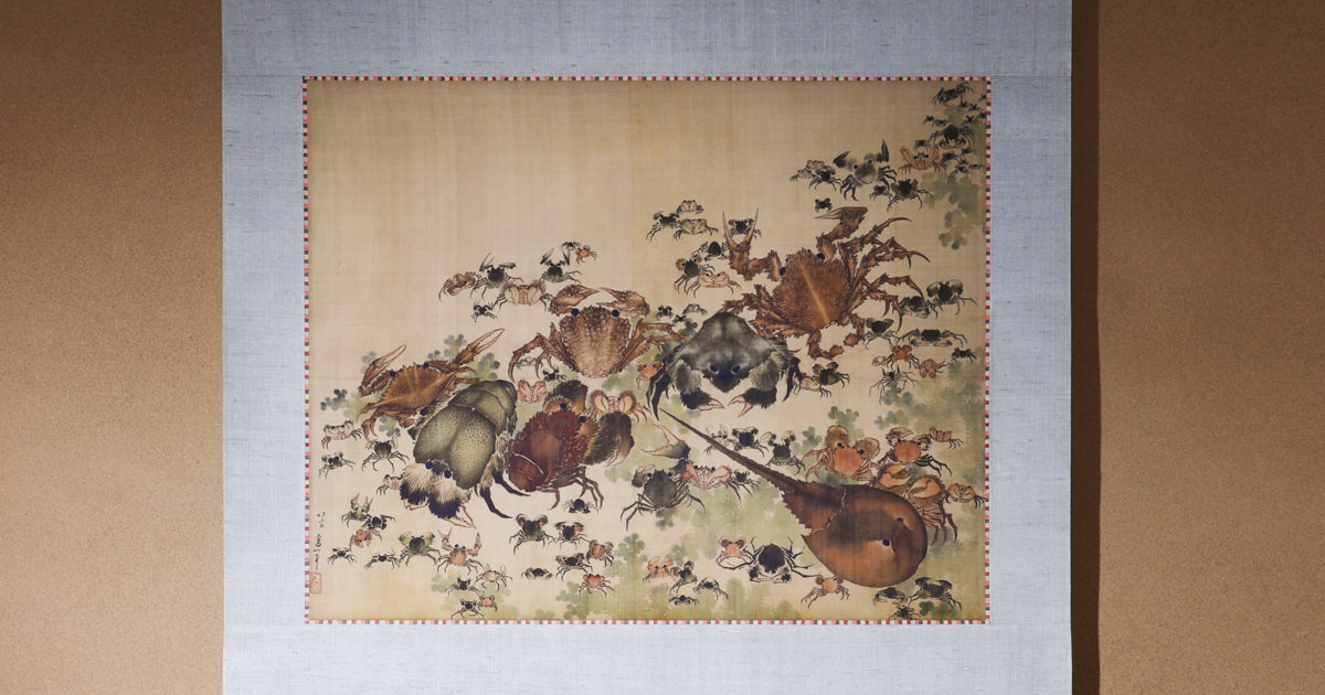 蟹尽し図｜作品紹介｜キヤノン 綴プロジェクト｜キヤノングローバル