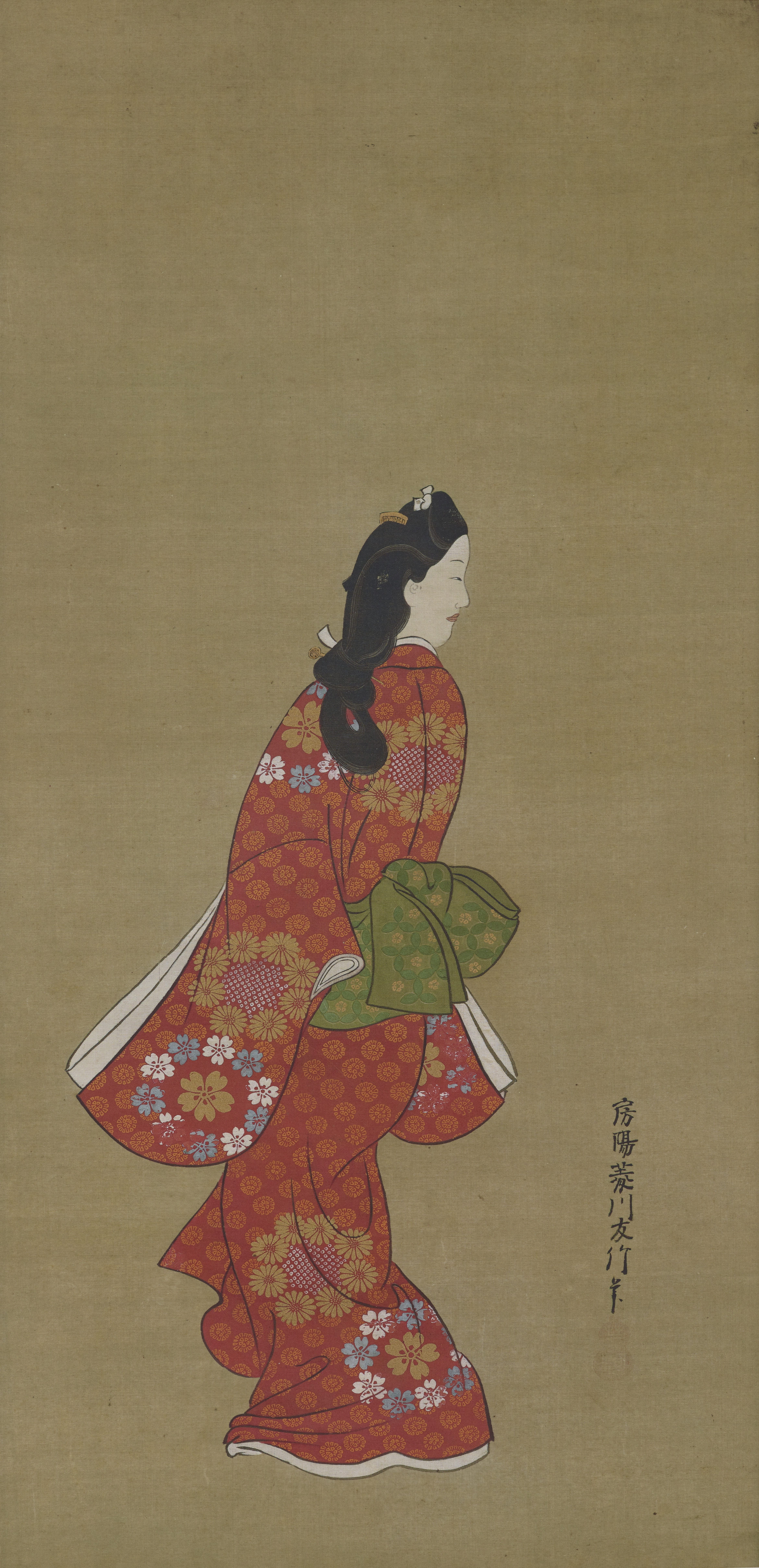 見返り美人図｜作品紹介｜キヤノン 綴プロジェクト｜キヤノングローバル