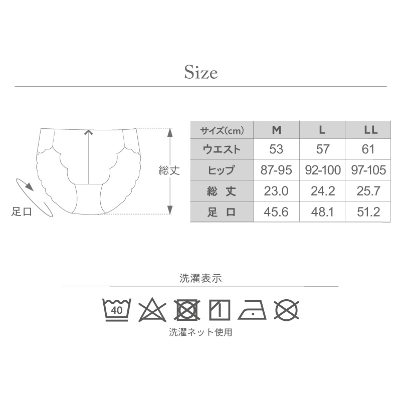 キスするブラ スタンダードショーツ | glamore（グラモア）