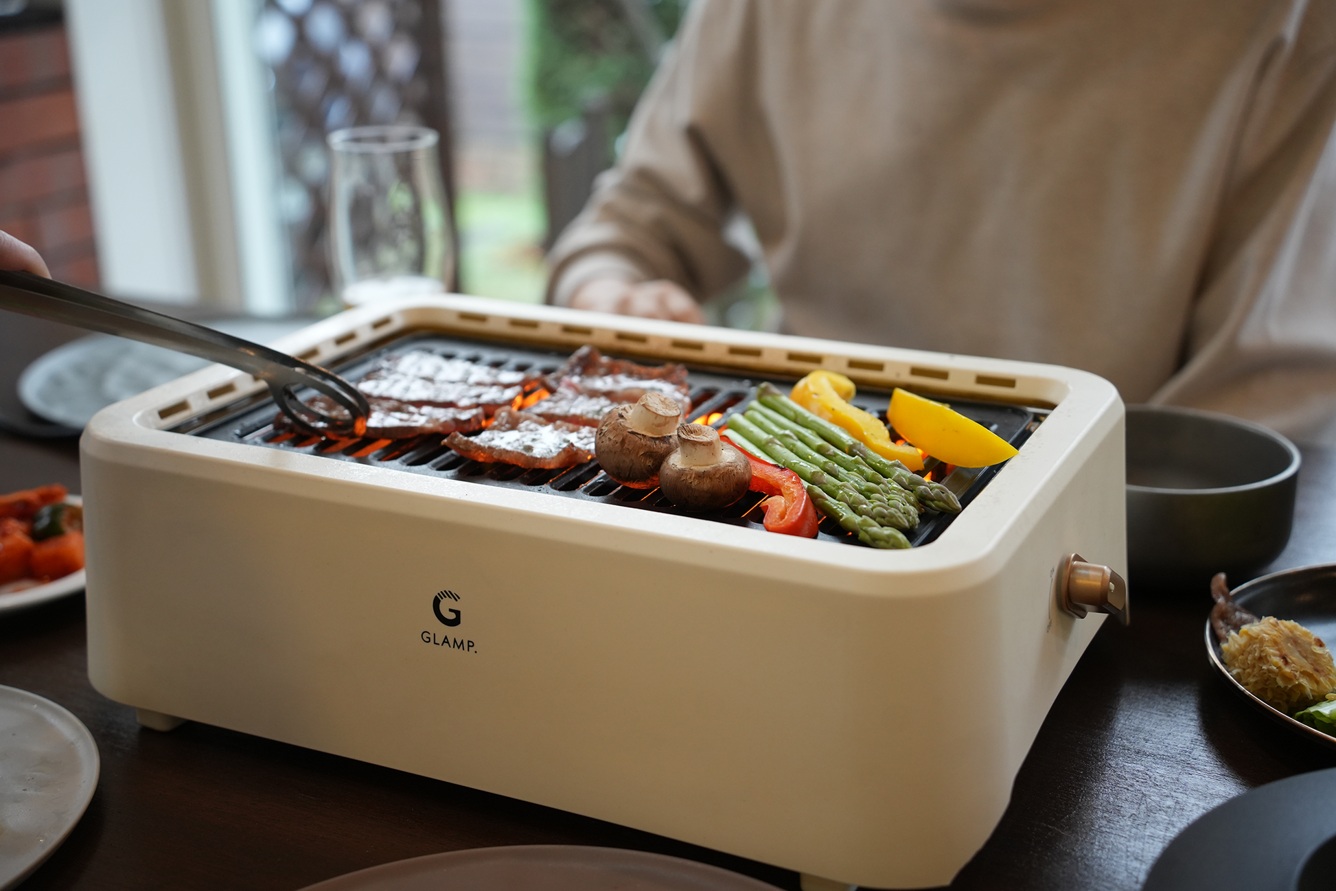 超少煙グリル ブラック ホワイト GLAMP グランプ 煙が少ない スモーク