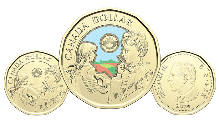 モンゴメリの記念1ドル硬貨 | プリンスエドワード島の旅行情報