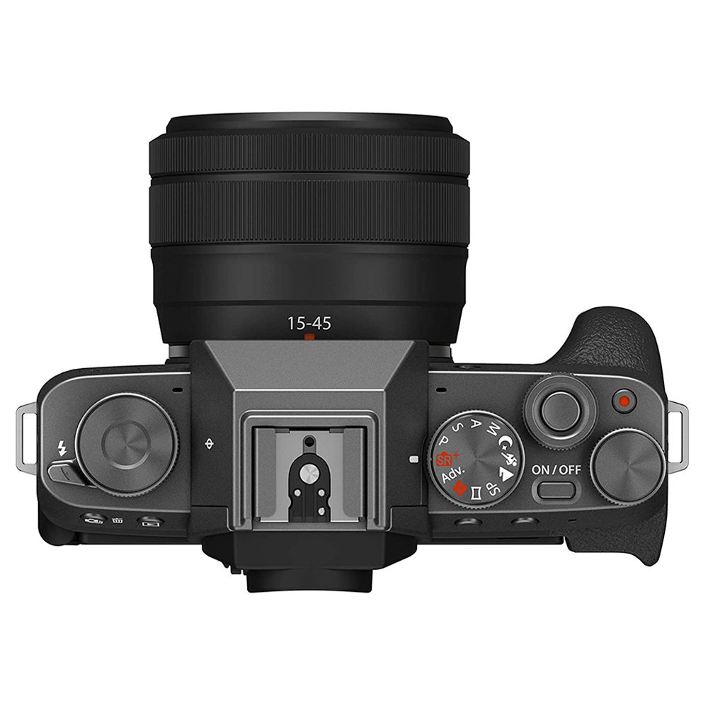 Fujifilm X-T200 Mirrorless Camera with 15-45mm Lens (Dark Silver