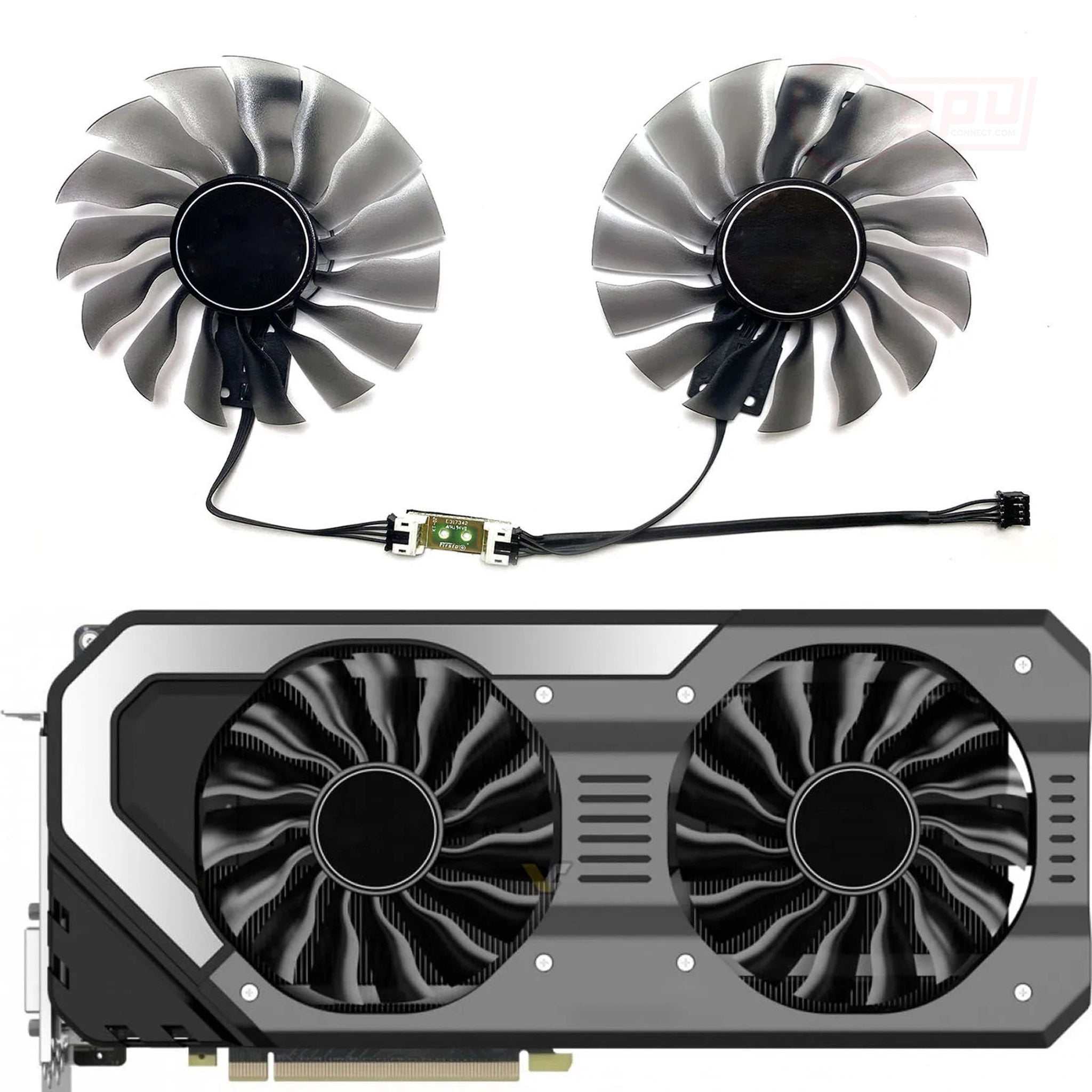 Palit GeForce GTX 1070 Ti 1080 Ti Jetstream GPU Fan Set