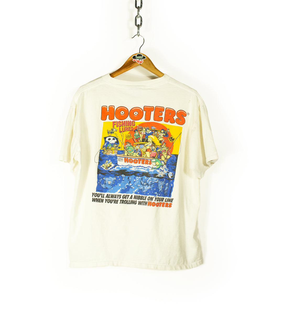 Vintage 90s Hooters Fishing Lures T-Shirt – Grateful Threads