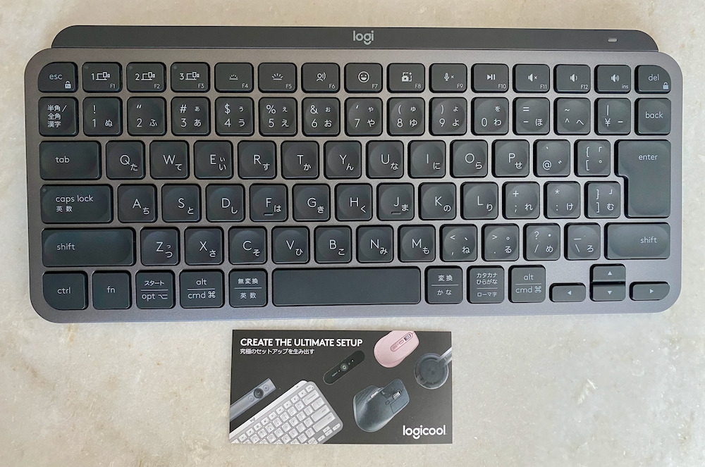 朗報】タイピングが楽しくなるキーボード｜MX KEYS miniレビュー
