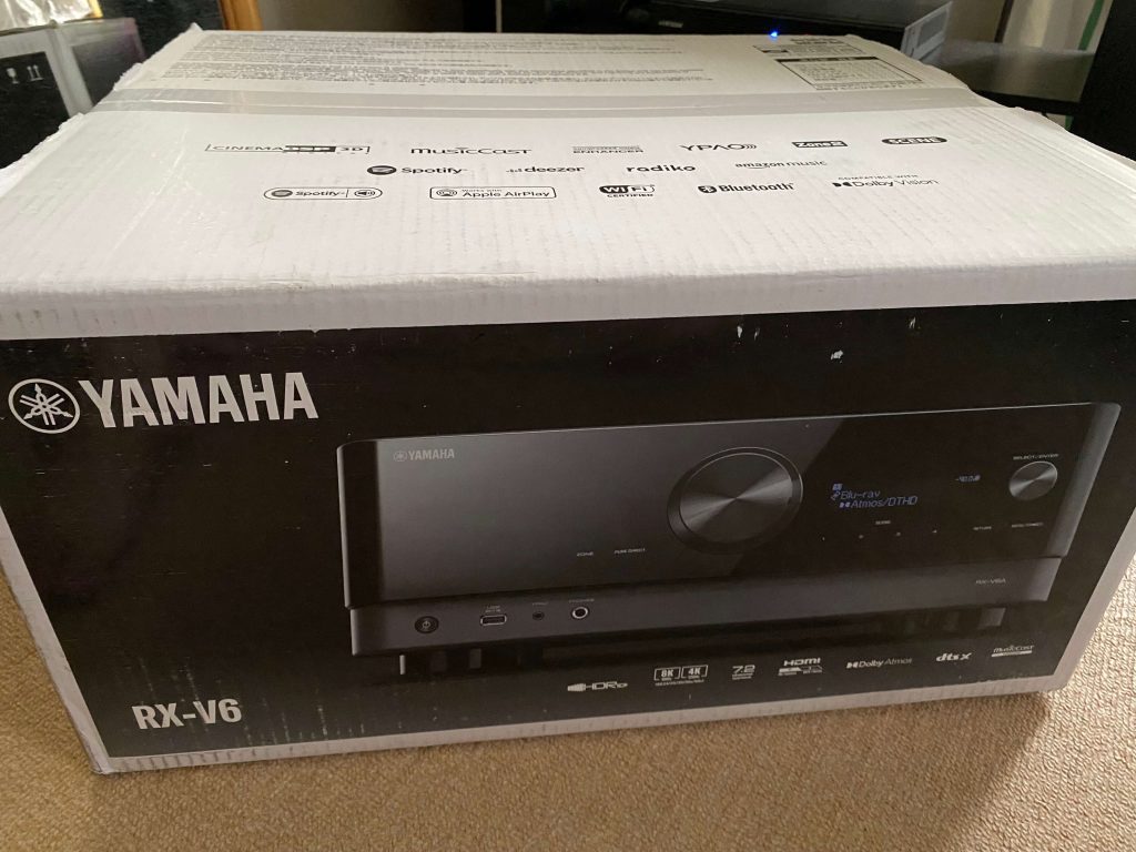 ヤマハRX-V6Aレビュー！部屋に小さなホームシアターを作ってドルビー