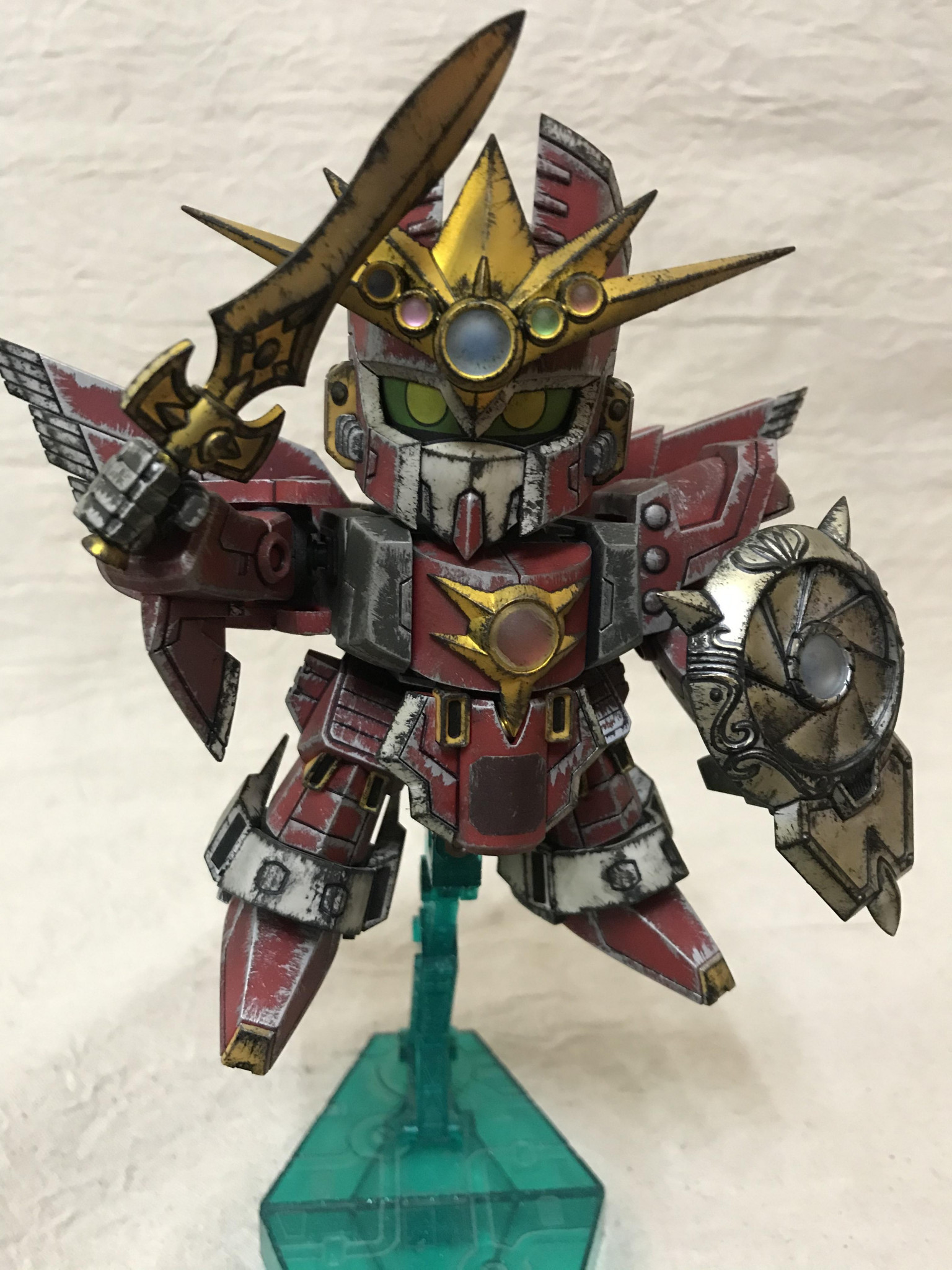 未組み立て元祖SDガンダム 集結！！三大機兵エルガイヤーガンレックス