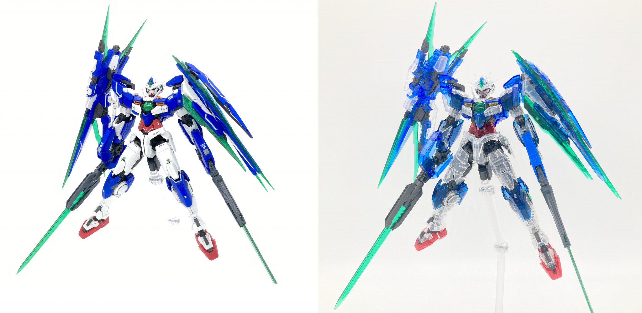 RG ダブルオークアンタ フルセイバー｜すいさんのガンプラ作品｜GUNSTA