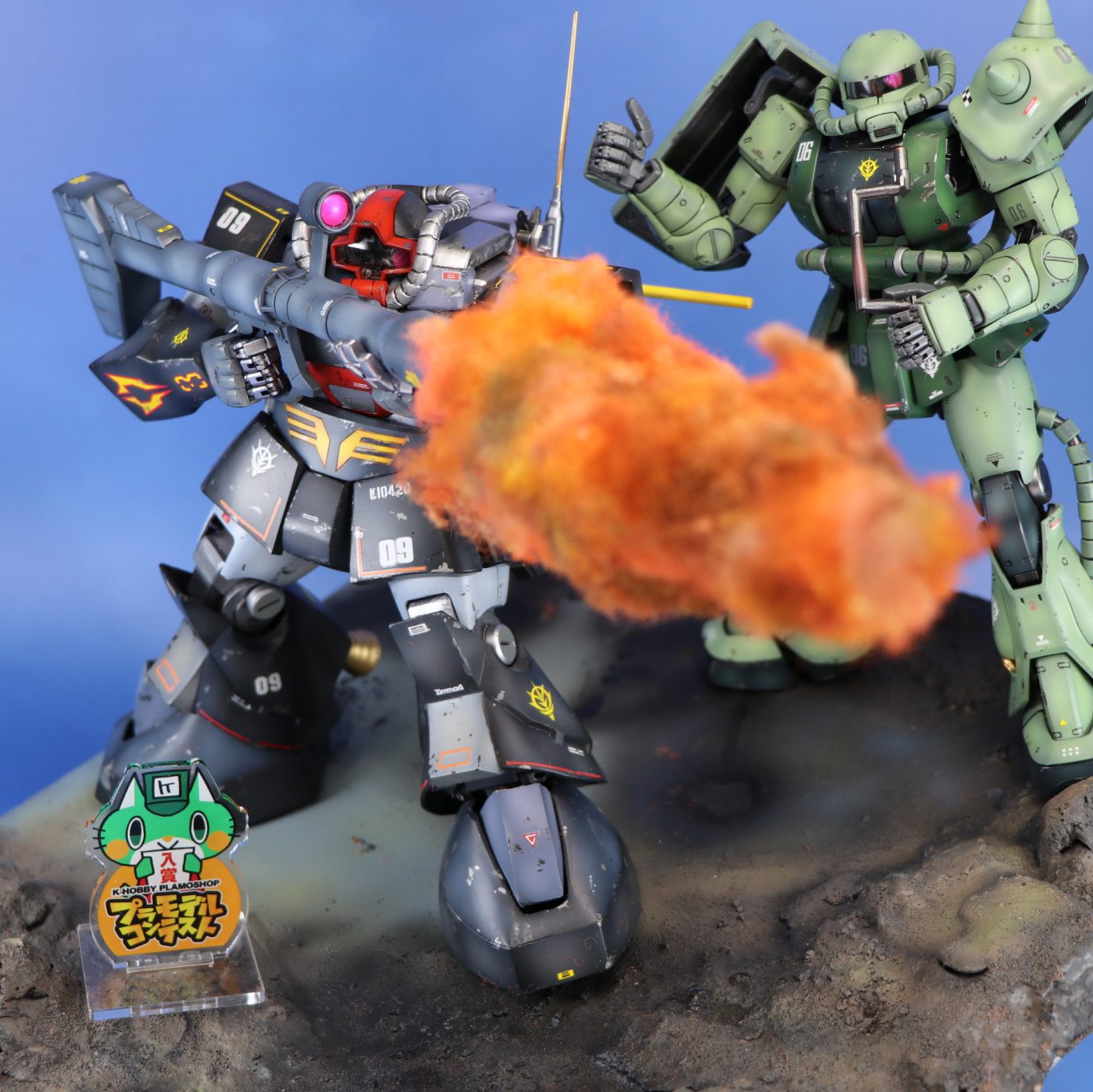 店舗入賞作品】BOXART プロトタイプドム｜urynn69342さんのガンプラ