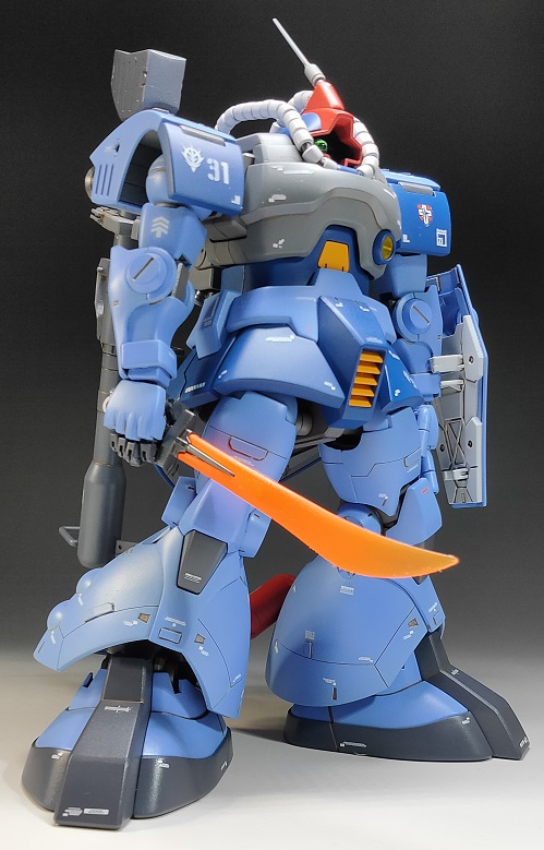 ガンプラ。1/100MG,MS-09ランバ.ラル専用ドム。 HGUC MS-09 ドム