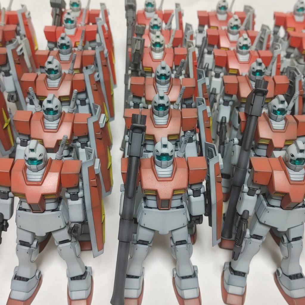 HGUC1／144ジムまとめセット 完成塗装品ガンプラ HGUC1／144ジムまとめ