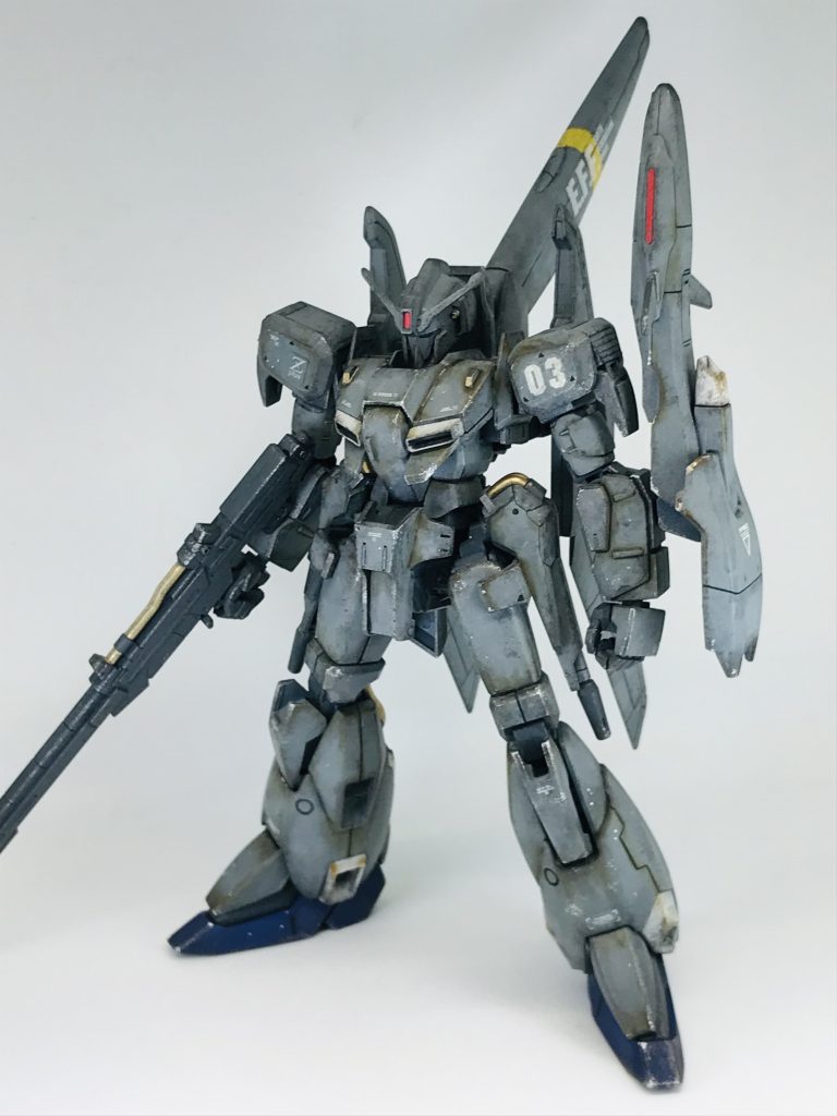HG ゼータプラス (ユニコーンVer.) 無塗装 お手軽ウェザリング｜tamama