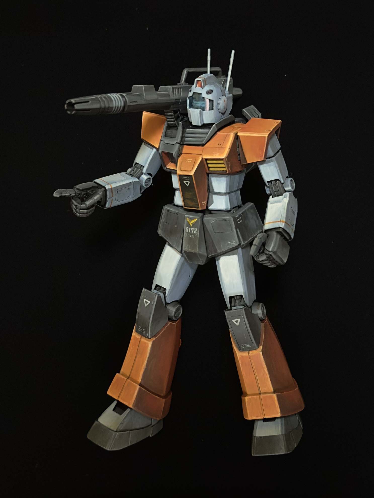 ガンプラ 塗装済 完成品 MGジムキャノン ガンプラ完成品 MGジム