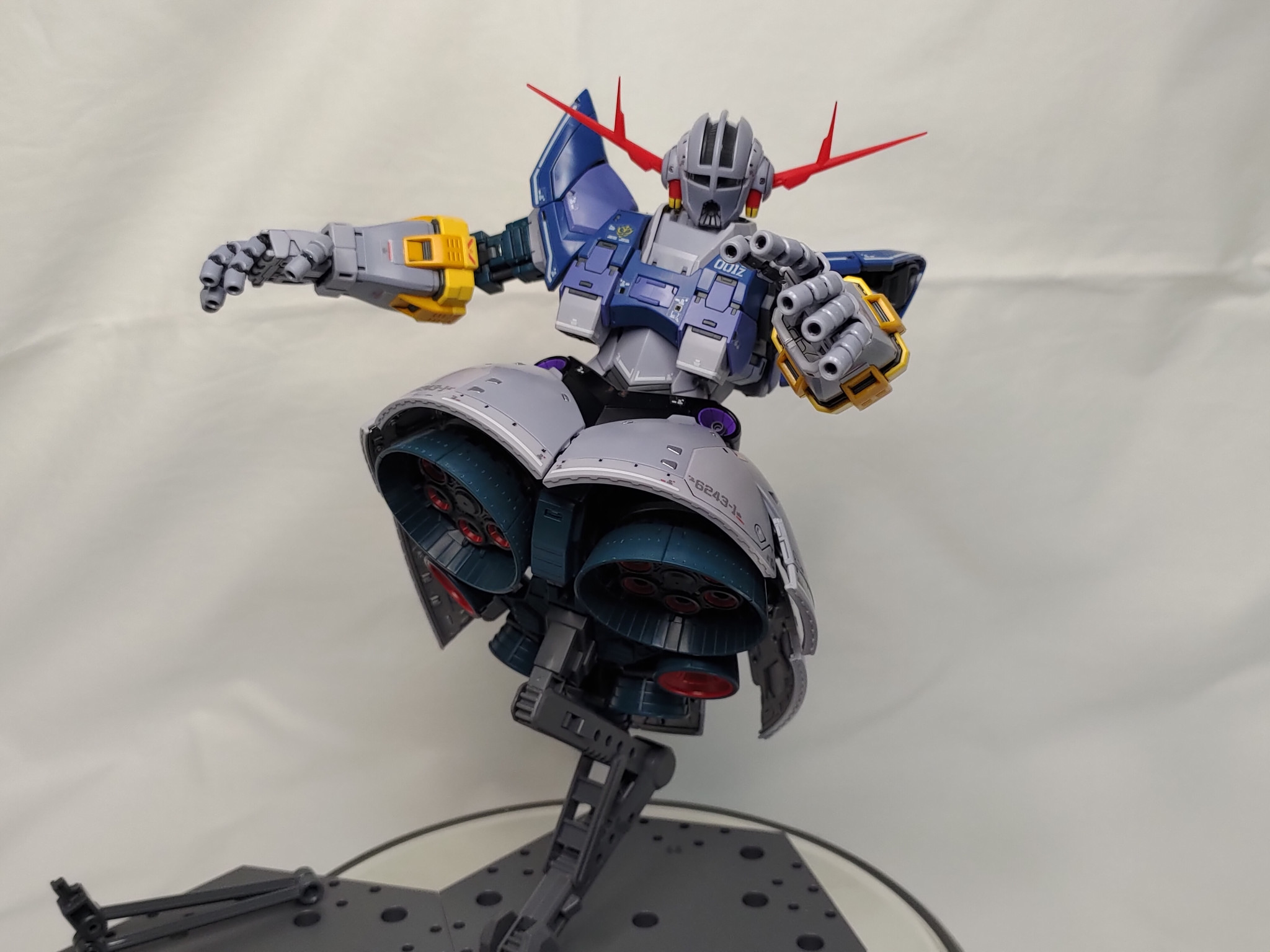 RG ジオング ダメージ加工＆汚し塗装に初挑戦！｜たーぼたーぼさんの