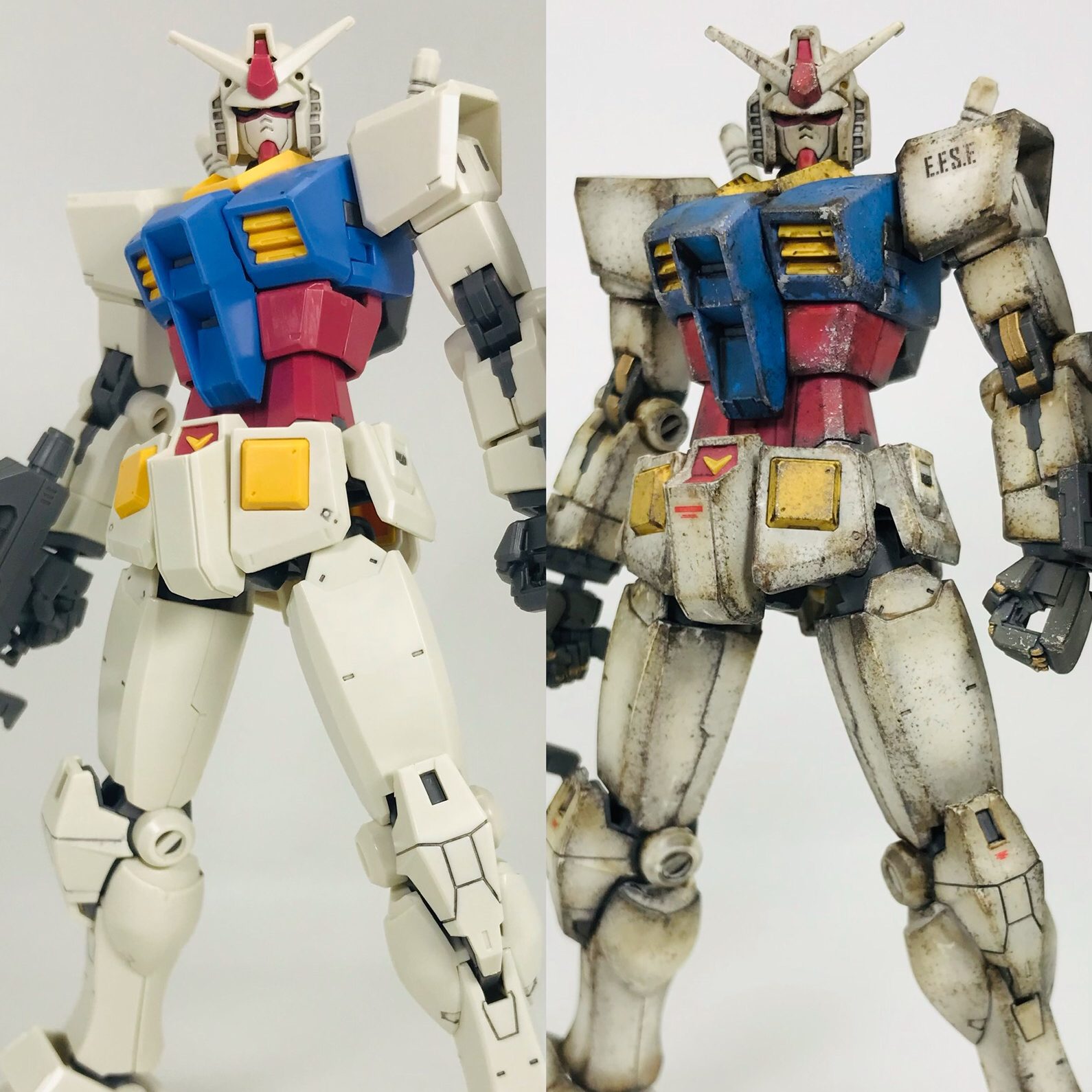 成型色 ウェザリング仕上げ 作製方法 HG ガンダム BEYOND GLOBAL