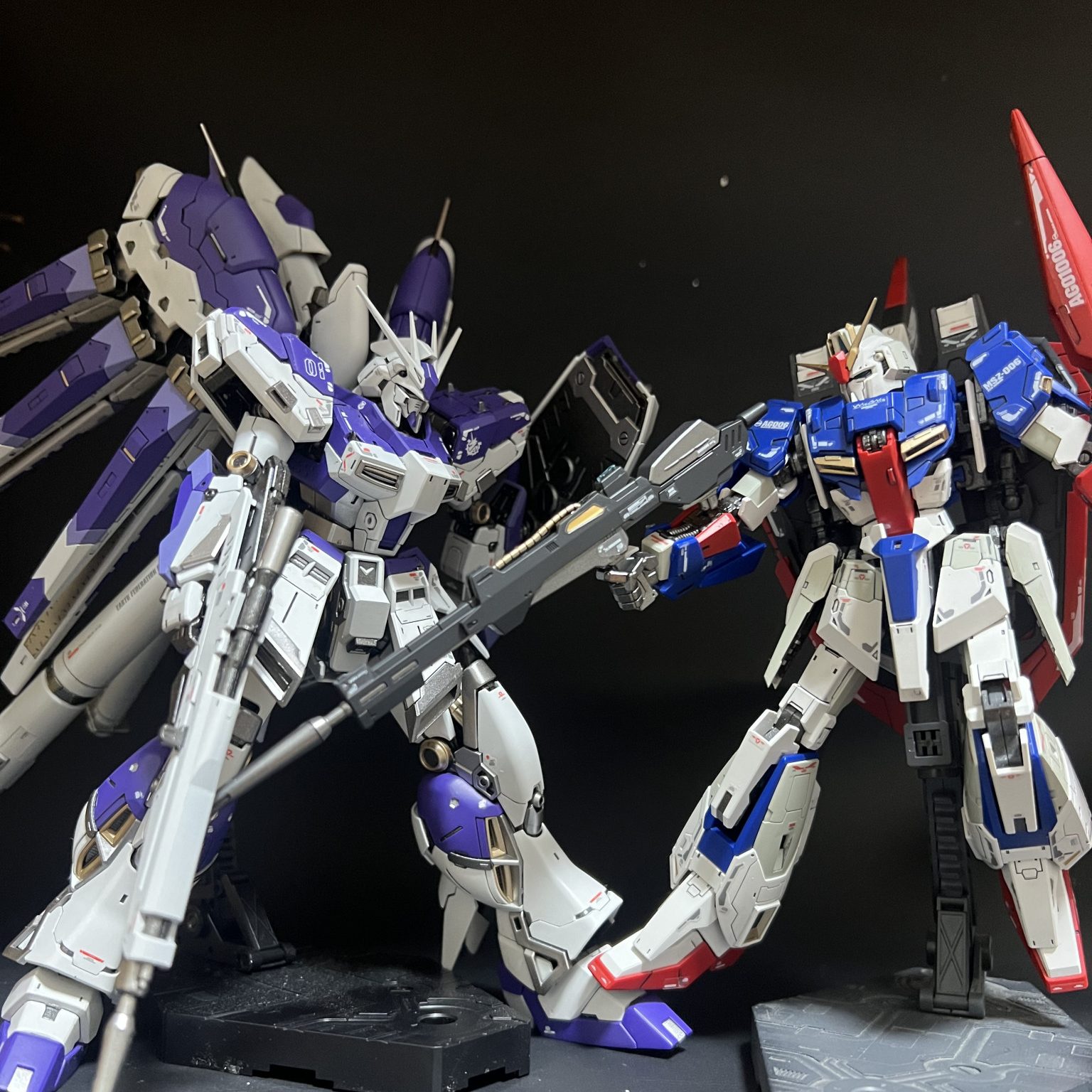 RGハイニューガンダム 2体セット RG RX-93 ν2 Hi-ν & νガンダム 2体