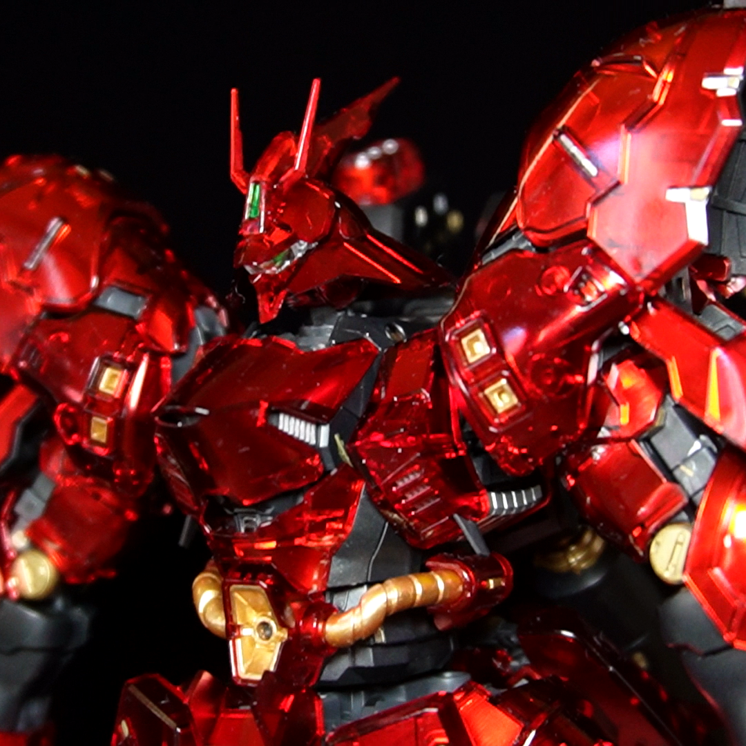 RG サザビー 塗装品 メカニカルコアメッキ風 RG サザビー(クリアカラー