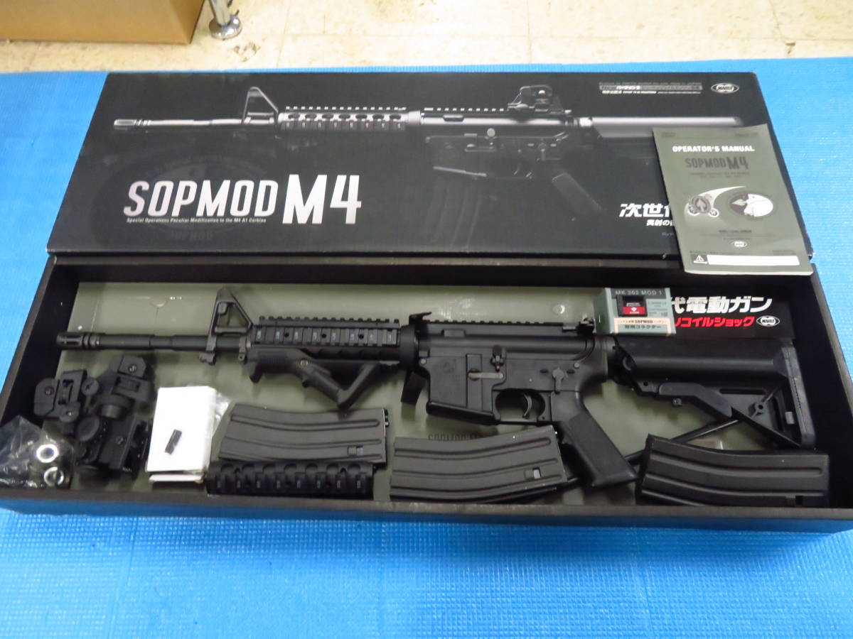 東京マルイ 次世代 sopmod m4 付属品多数 TOKYO MARUI（東京マルイ