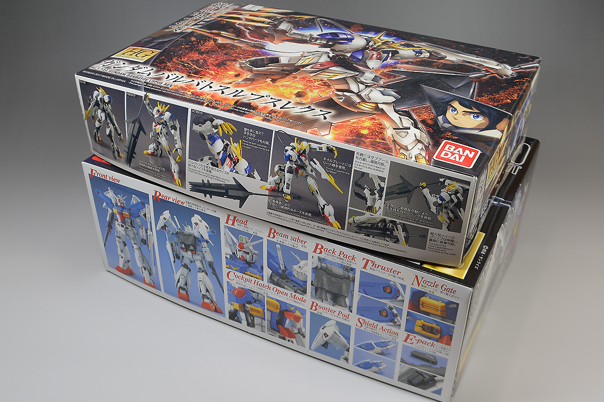 MG ガンダム試作1号機フルバーニアンのパッケージ・ランナー レビュー