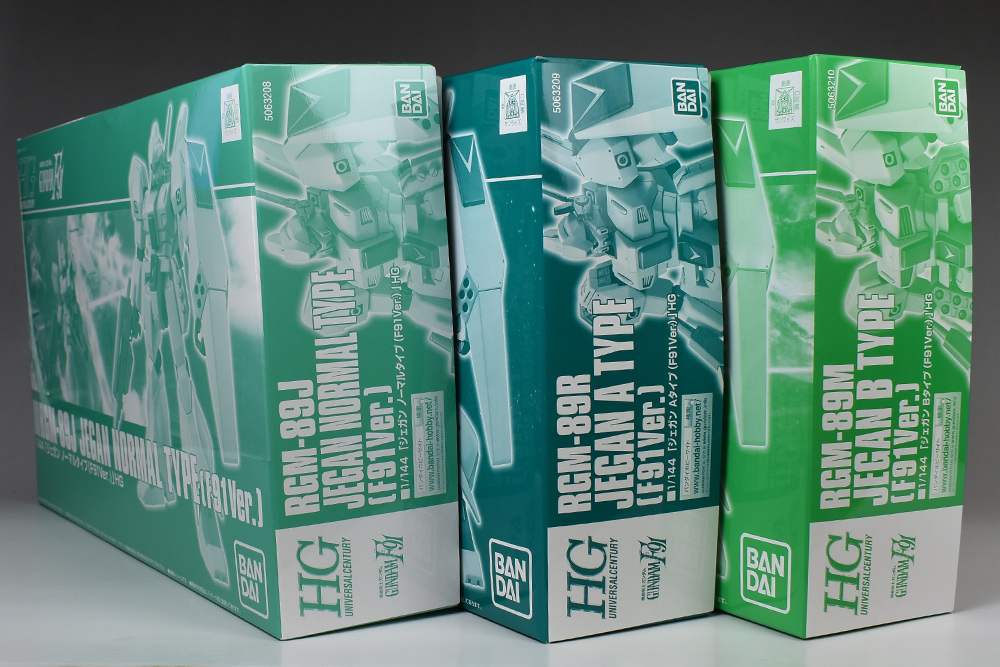 HG ジェガンF91Ver.3機セット【水転写式デカール付属】 レビュー