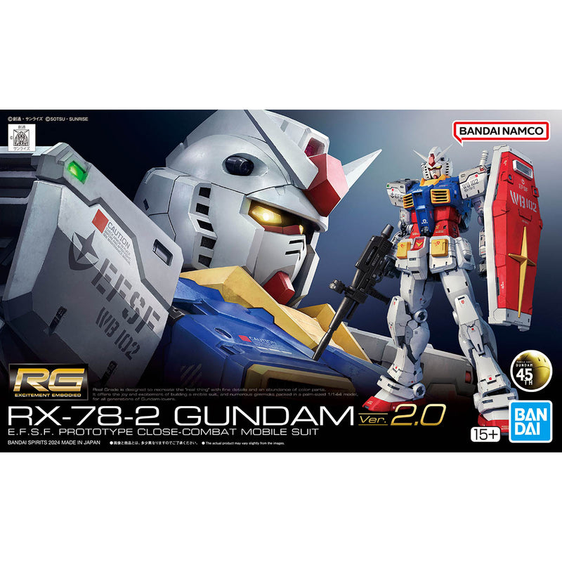 RG #040 RX-78-2 Gundam Ver. 2.0 1/144 – GUNNZO