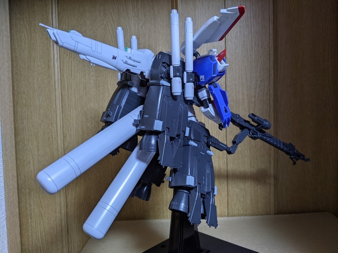 1/100 MG Sガンダム ブースターユニット装着型: ちょっと作りすぎた