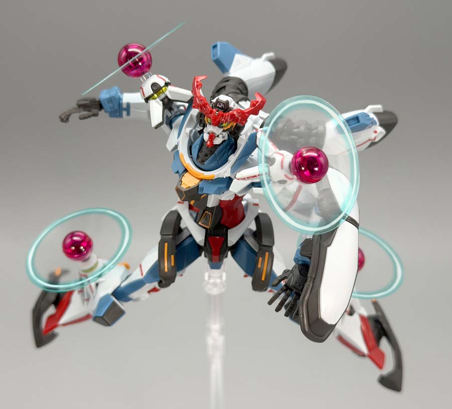 ガンプラ】HG 1/144 GQuuuuuuX(エンディミオン・ユニット覚醒時