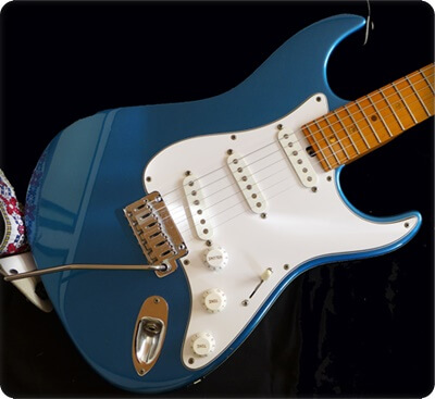 ターボ・ブレンダー回路 ストラトキャスター トラ目ネック オレンジ