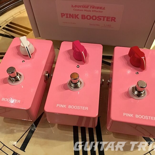 GUITAR TRIBE Custom Made Effector PINK BOOSTER | GUITAR TRIBE.COM