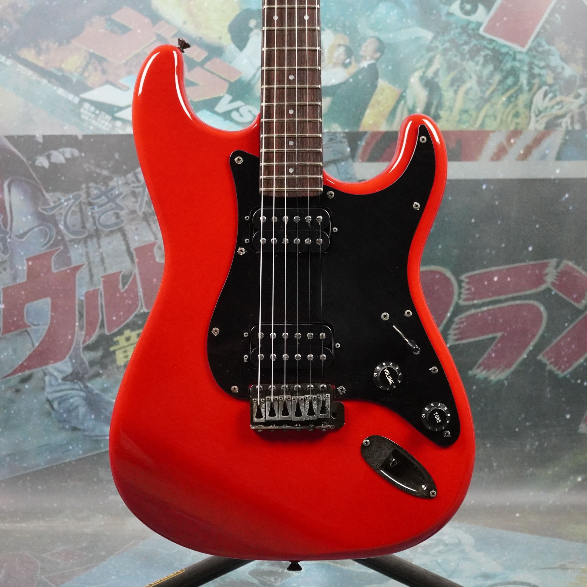 Squier Contemporary Stratocaster HH ST554 1983 Torino Red MIJ