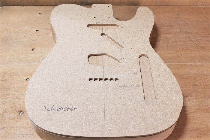 テレキャスター自作（1）ギターの作り方を解説 まずはボディ製作から