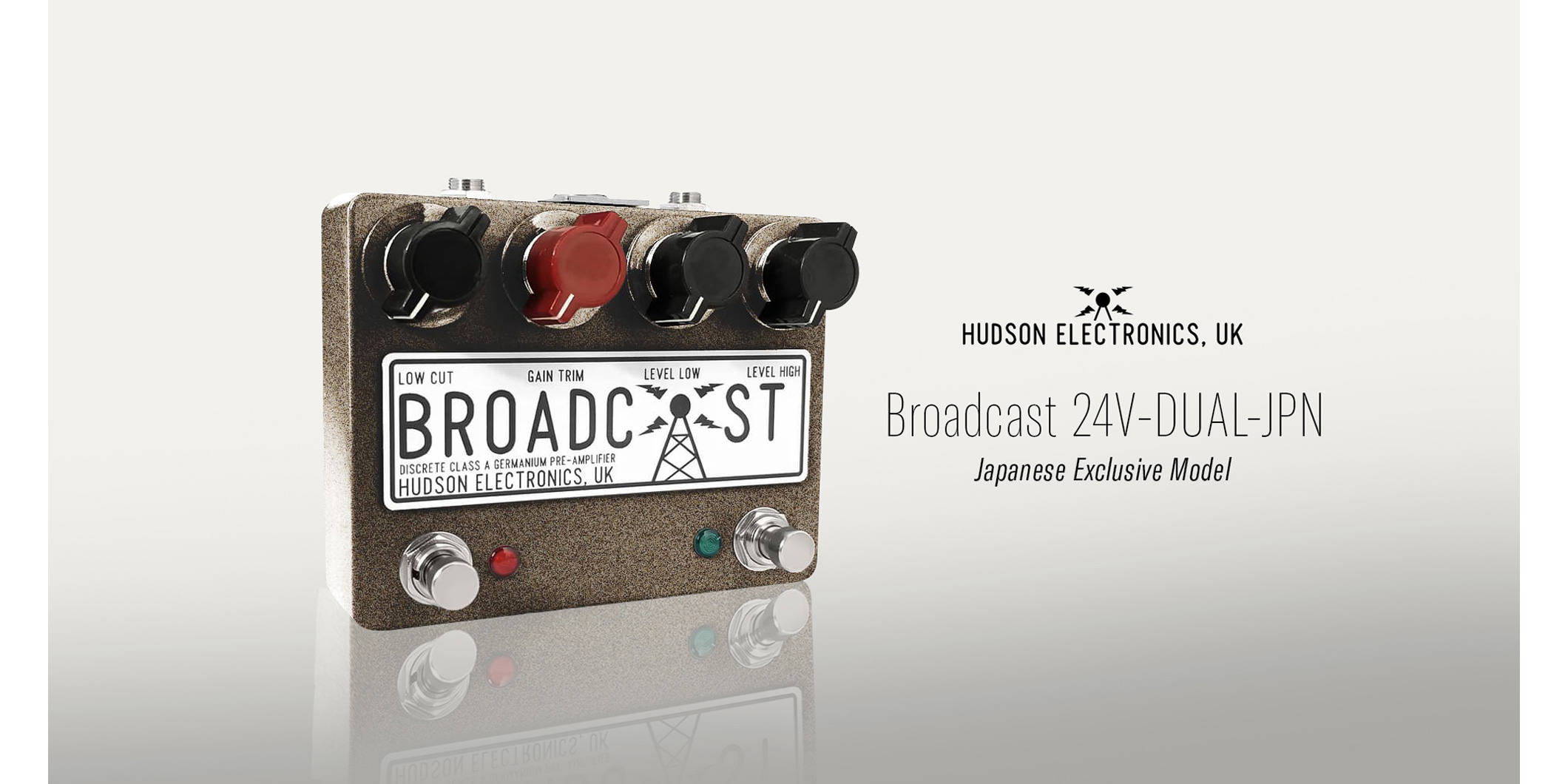 HUDSON ELECTRONICS, UKより、日本国内限定のプリアンプ・ペダル