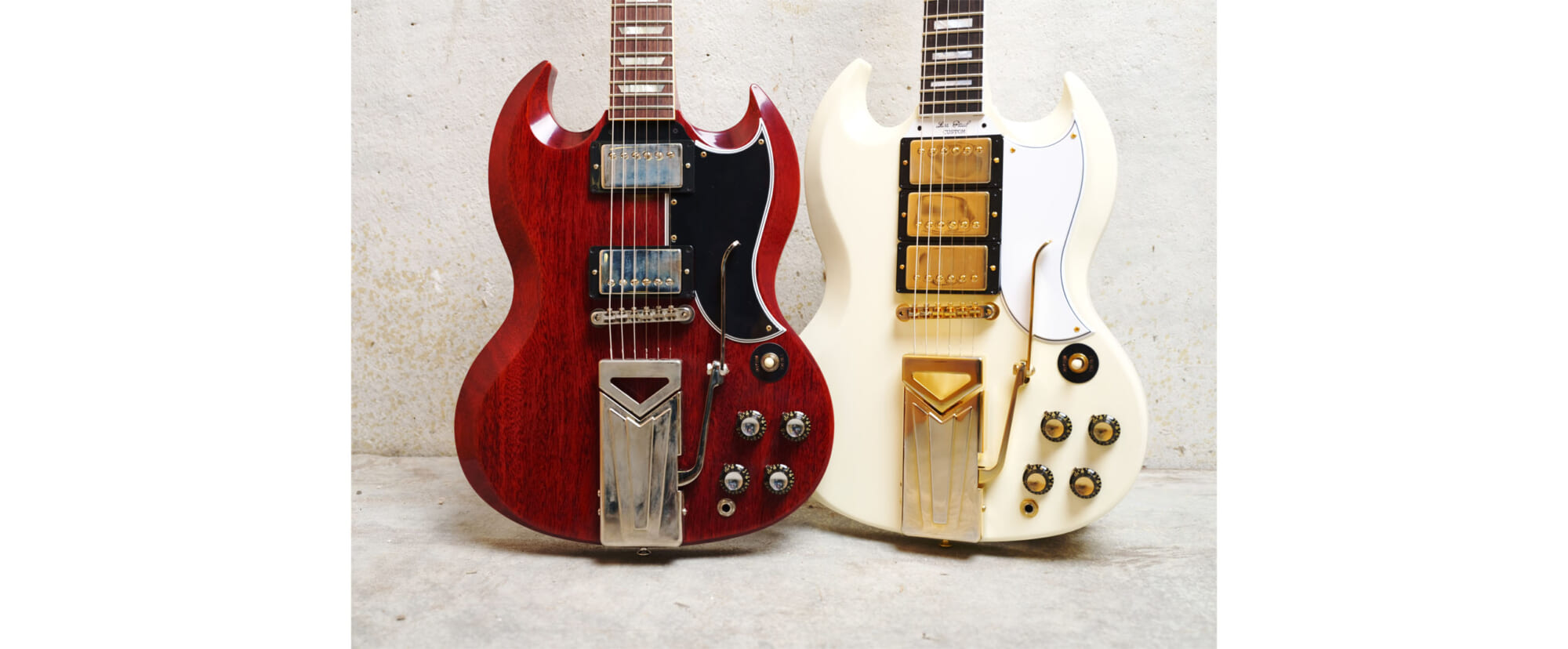 ギブソンSGの誕生60周年を記念した2モデル1961年の仕様を忠実に再現